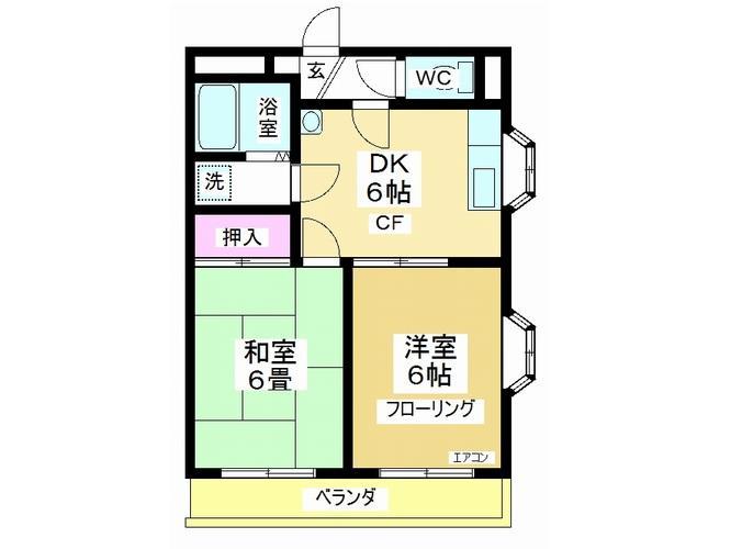エレガンス小川の間取り写真