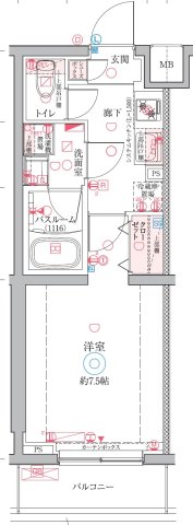 クレヴィスタ高砂の間取り写真