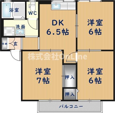 シャルム南山本の間取り写真