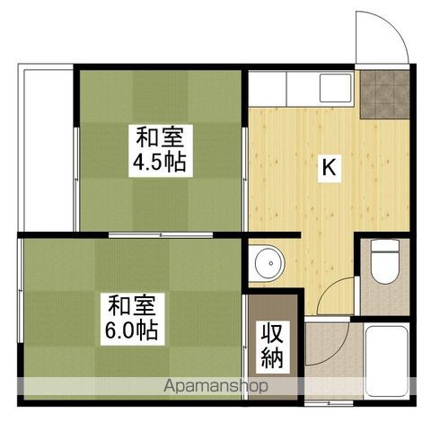 広島市佐伯区 3階建 築48年の間取り写真