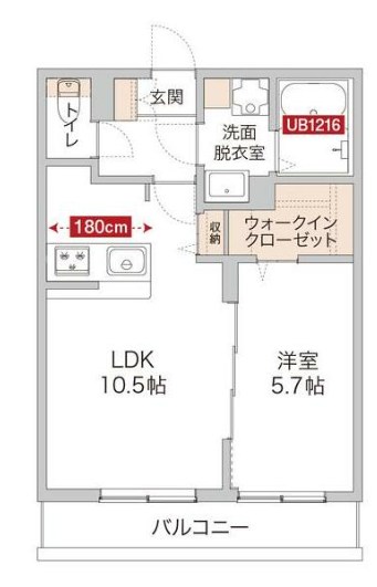 京王線 仙川駅 徒歩7分 3階建 築2年の間取り写真