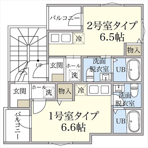 ＪＲ横須賀線 保土ケ谷駅 徒歩10分 3階建 築3年の間取り写真