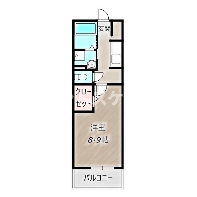 ＪＲ上越線 群馬総社駅 徒歩51分 3階建 築10年の間取り写真