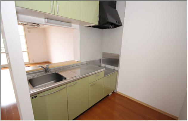 積水ハウスの賃貸住宅のキッチン写真
