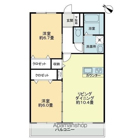 フォブール司IIの間取り写真