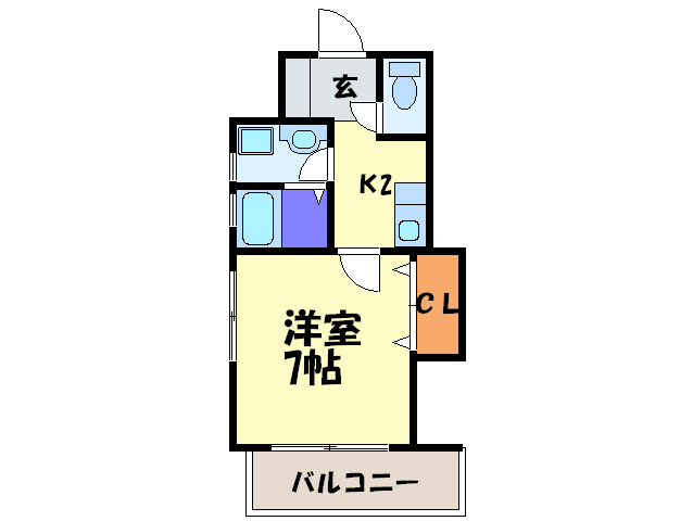 クレベール柏原の間取り写真