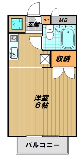 シャルマントミタの間取り写真