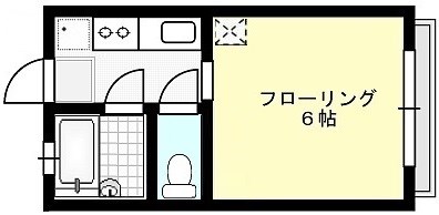コーポフリーダムの間取り写真