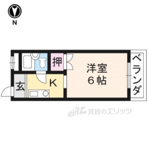 ポルト壱番館の間取り写真