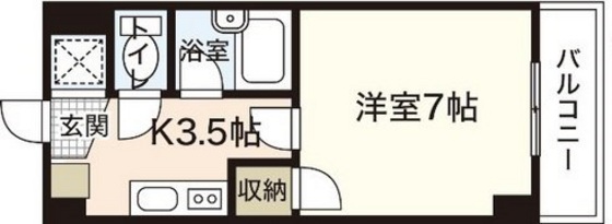 メイユール広兼の間取り写真