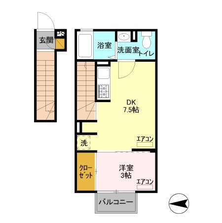 CASA芝塚MTの間取り写真