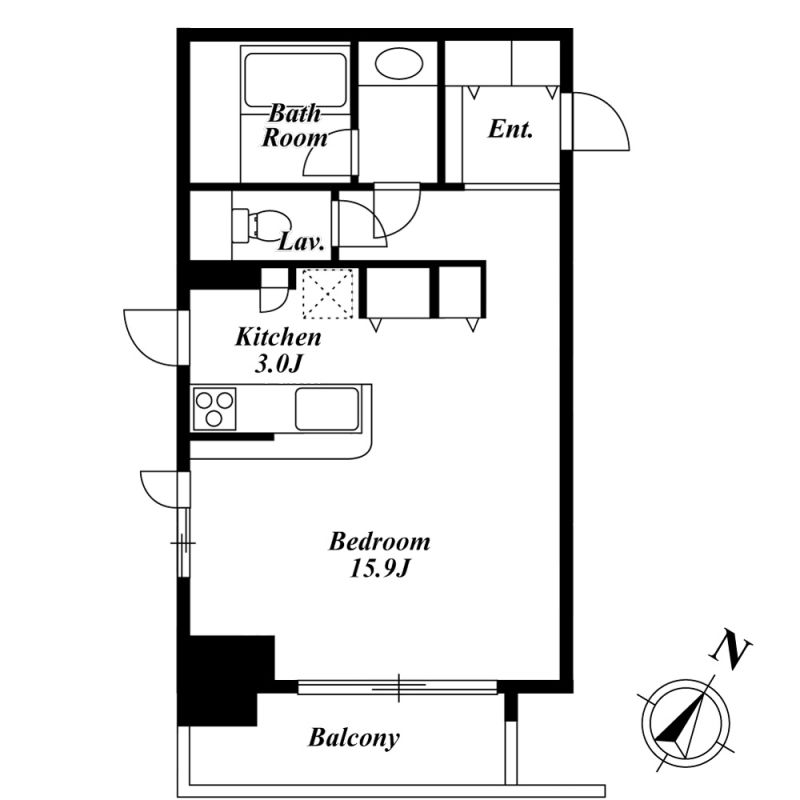KDXレジデンス白金Iの間取り写真