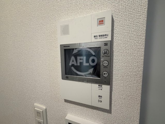セキュリティ　セレニテ谷町四丁目アリエ　モニター付きインターホン