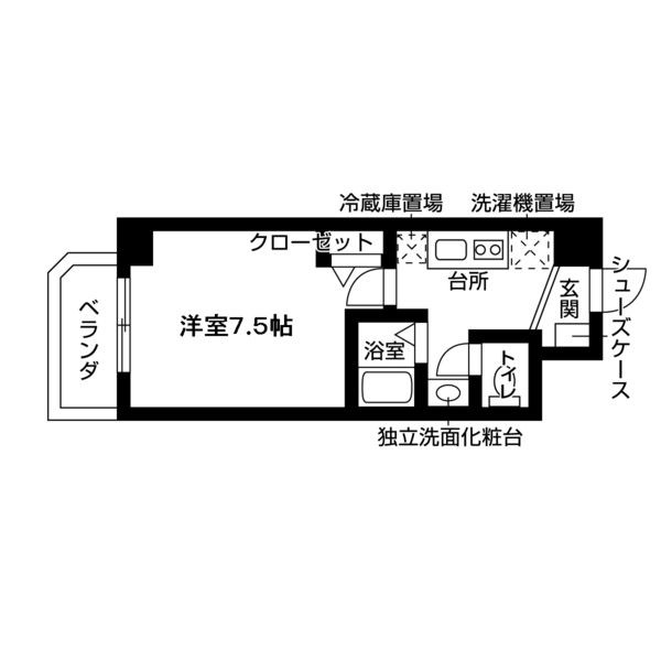 地下鉄東山線 本郷駅 徒歩9分 8階建 築21年の間取り写真