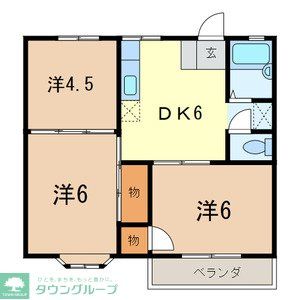 サンハイツBの間取り写真