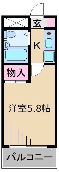 グリム武蔵新城の間取り写真