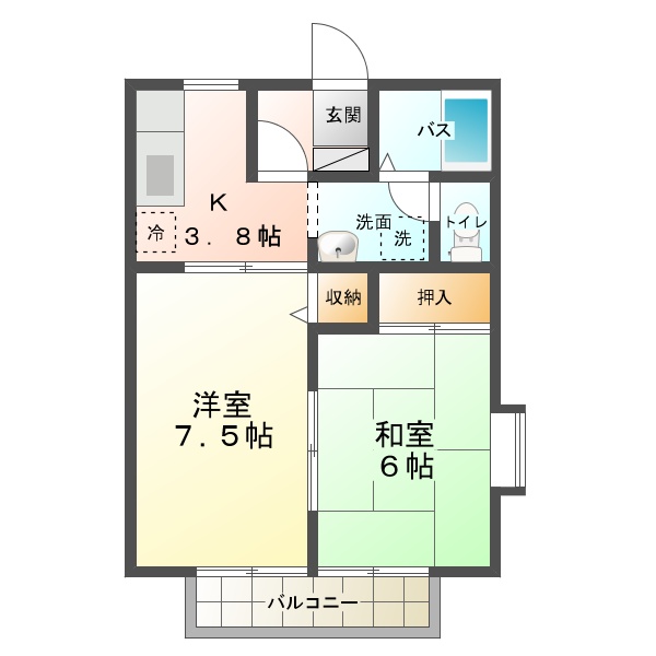 ペイザージュＣ棟の間取り