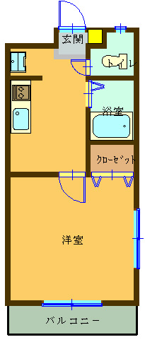 メゾンマリーナの間取り