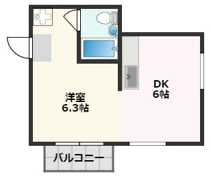 摂津市三島のマンションの間取り