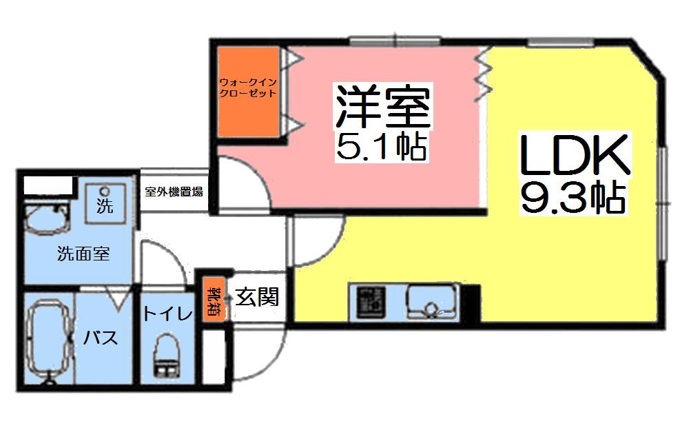 板橋区大山東町のマンションの間取り