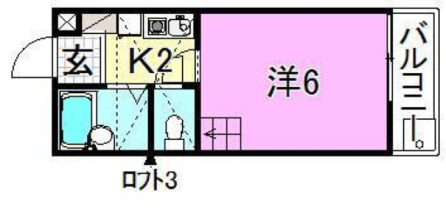 フレグランス北条の間取り