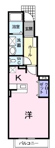 ＪＲ山陽本線 東福山駅 徒歩20分 2階建 築20年の間取り写真