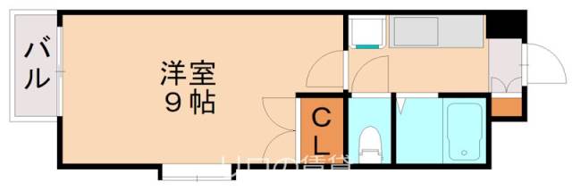 北九州市八幡西区千代ケ崎のマンションの間取り