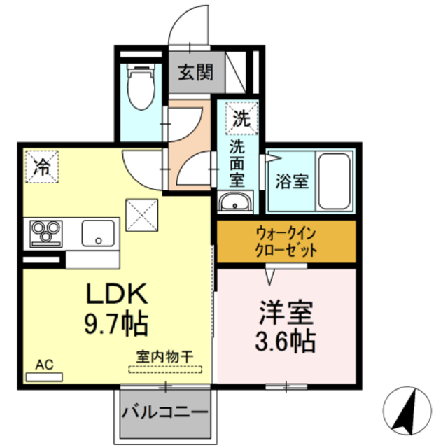 セラヴィの間取り