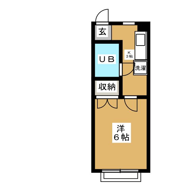 世田谷区尾山台のマンションの間取り