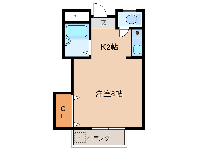 多気郡多気町相可のアパートの間取り