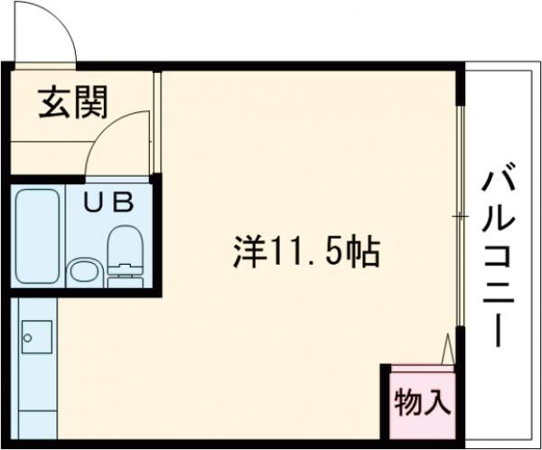 サニーキューブNの間取り