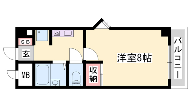 メゾンデール本町の間取り