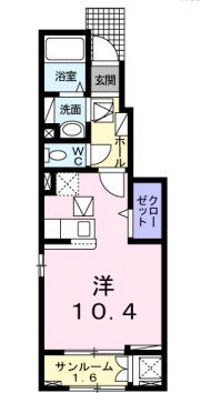 ヴィラ香椎 IIの間取り