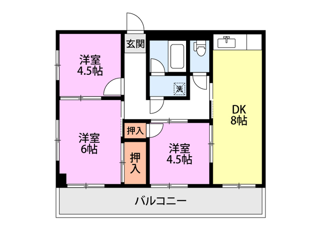 スタック新潟の間取り