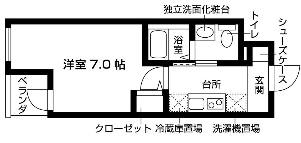 キャンパスヴィレッジ大阪近大前IIの間取り