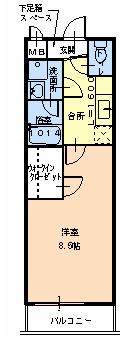 フジパレスフォーゲル2番館の間取り