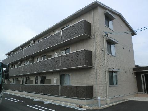 【福山市木之庄町のアパートの建物外観】