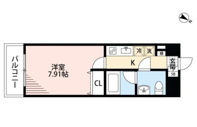 ソレイユ森下の間取り