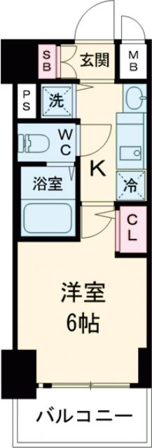 プレサンス神戸西スパークリングの間取り