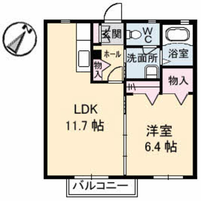 シャーメゾンルーチェの間取り