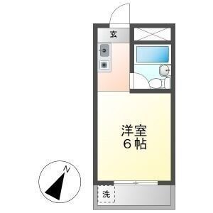 名古屋市熱田区千年のマンションの間取り