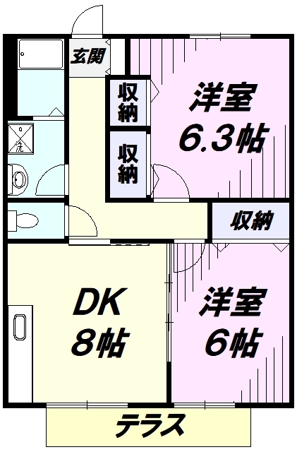 【青葉メゾンの間取り】