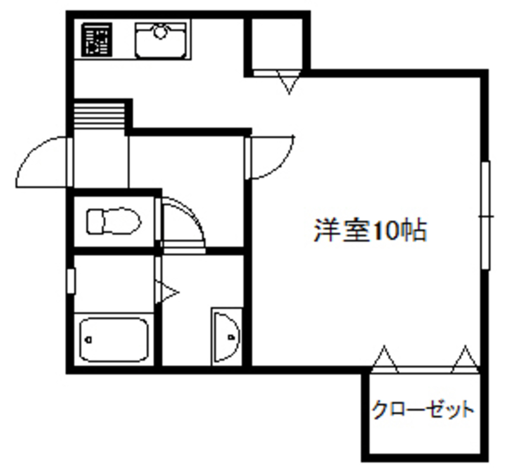 カーサポッポの間取り