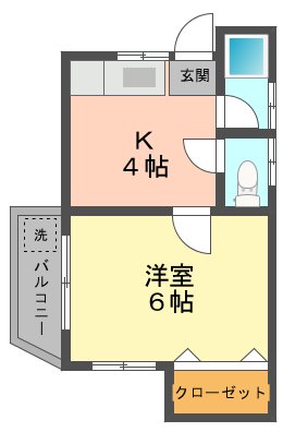 サンハイツの間取り