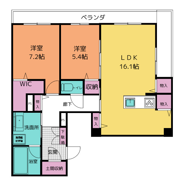 イルマーレの間取り