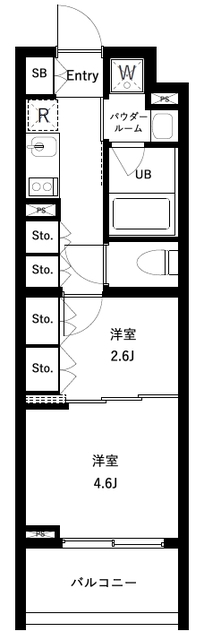 セジョリ高井戸の間取り