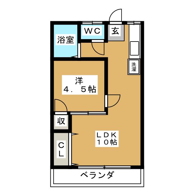 ハイツ萩原の間取り