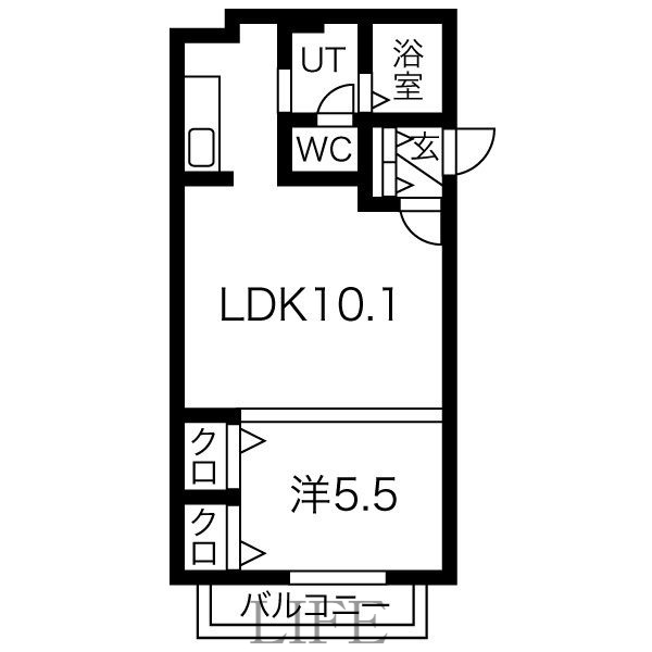 S-FORT学園前の間取り