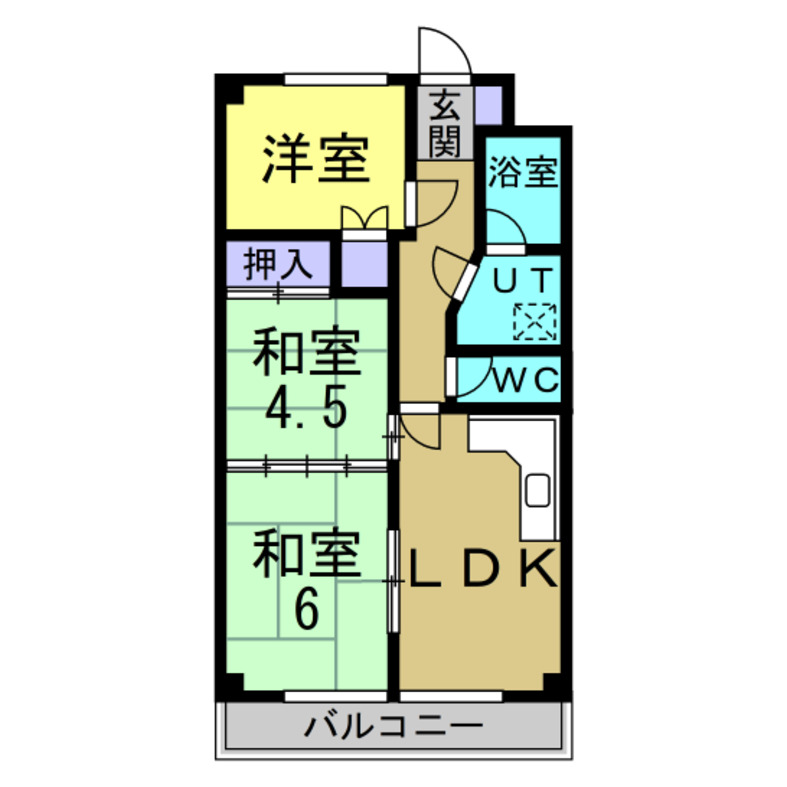 メゾンパークアベニューの間取り