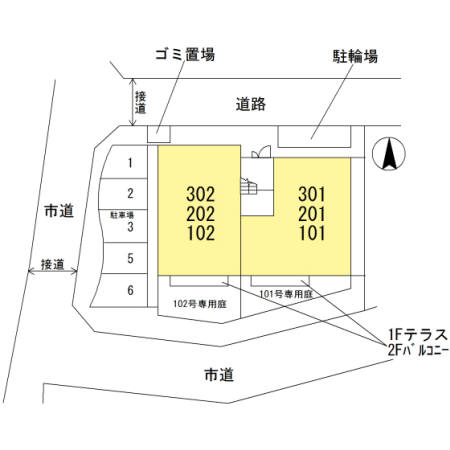 【大阪市阿倍野区北畠のアパートのその他】